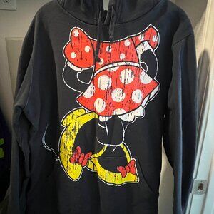 Disney Women's Minnie Mouse Ear Hoodie